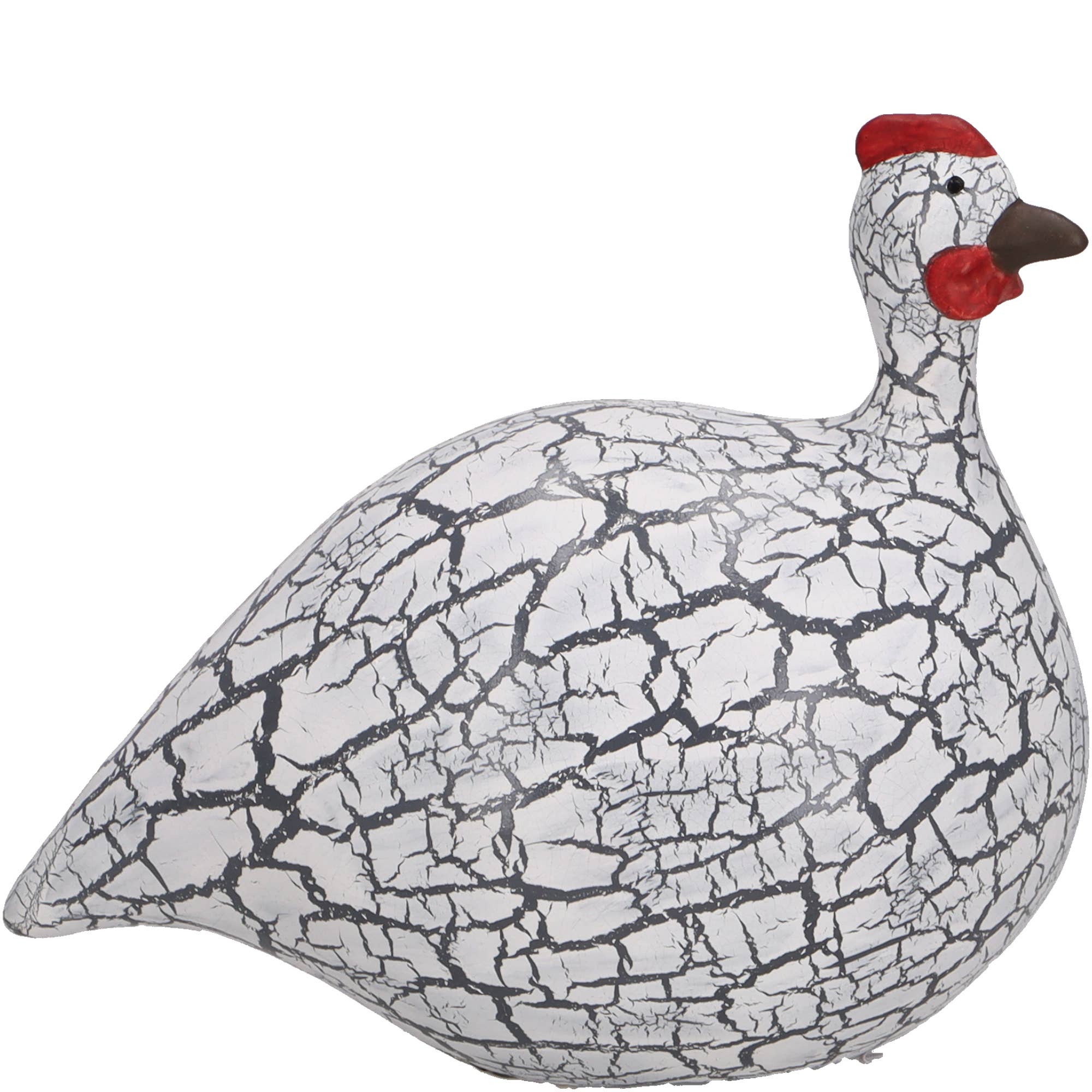 Vosteen - Wholesale Decorative Figurine - Ceramic Chicken Baldur, L14cm, H13cm, Gray0