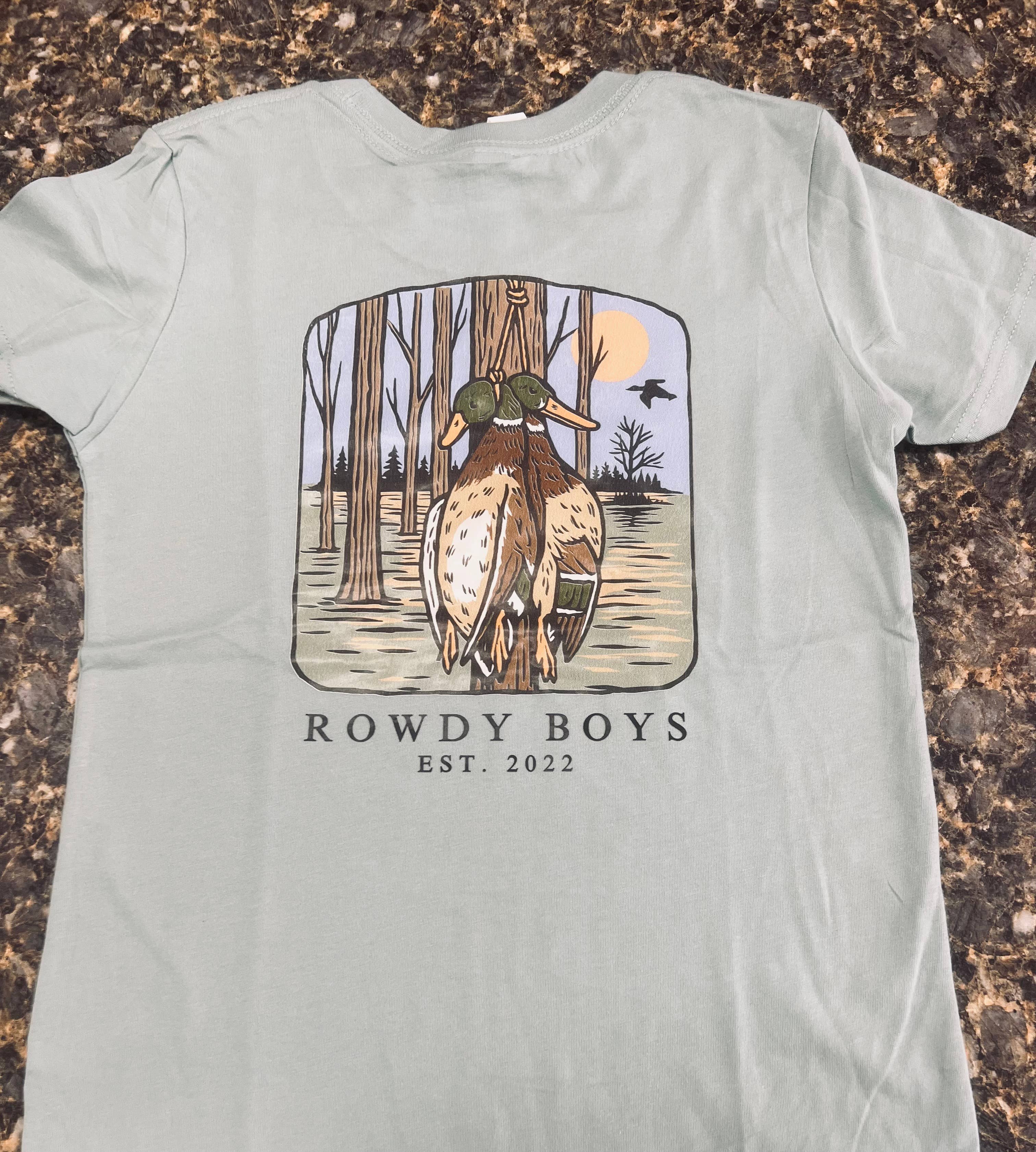 Rowdy Boys - Wholesale Shirt - Kids - Mallard Hunting Youth Tee1