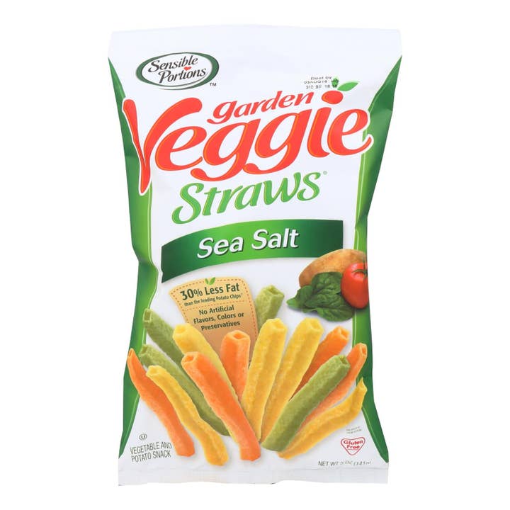 Ware Spark - Wholesale Chips - Sensible Portions Garden Veggie Straws - Sea Salt - Case Of 12 - 5 Oz.2