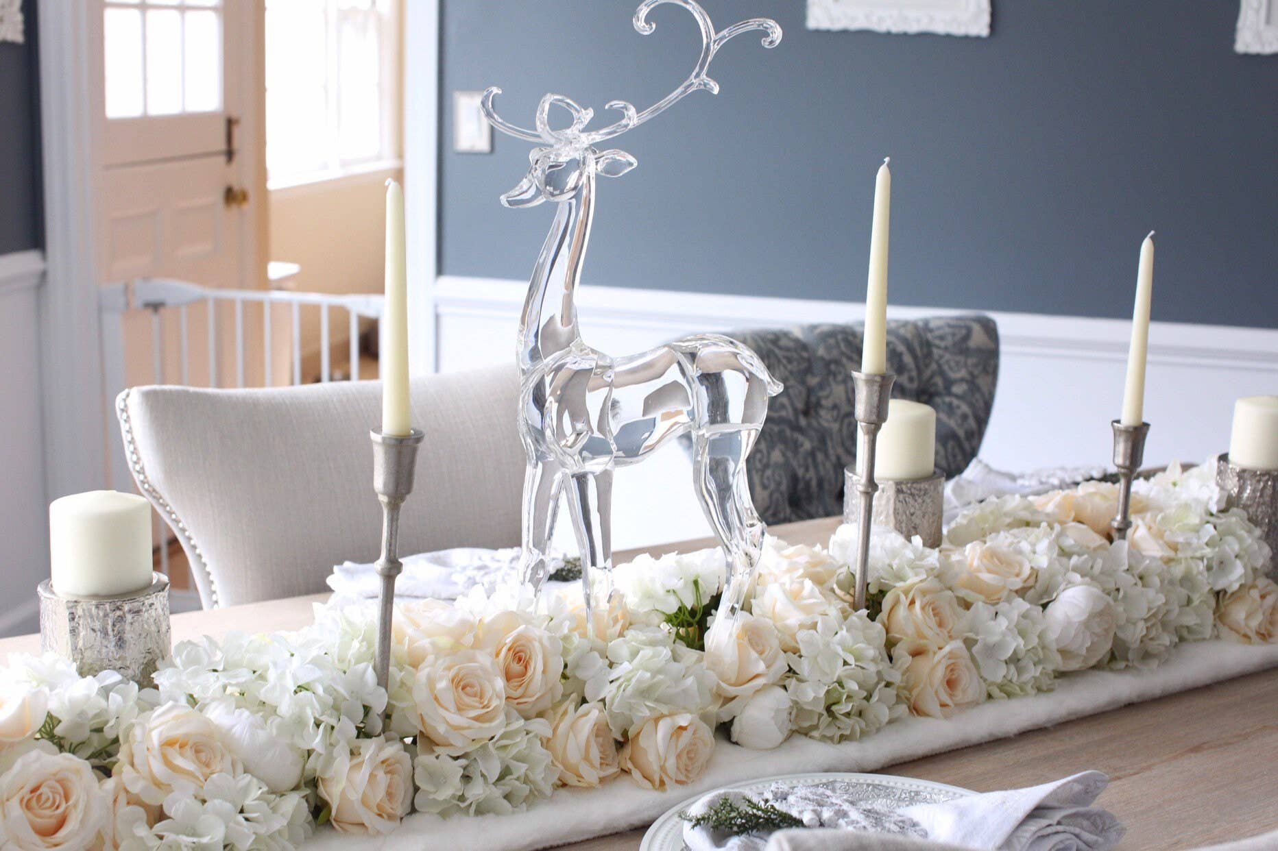 IVY CRUZ - Wholesale Bunting/Garland - Flower Garland, Table Runner, Flower Table Runner, Floral3