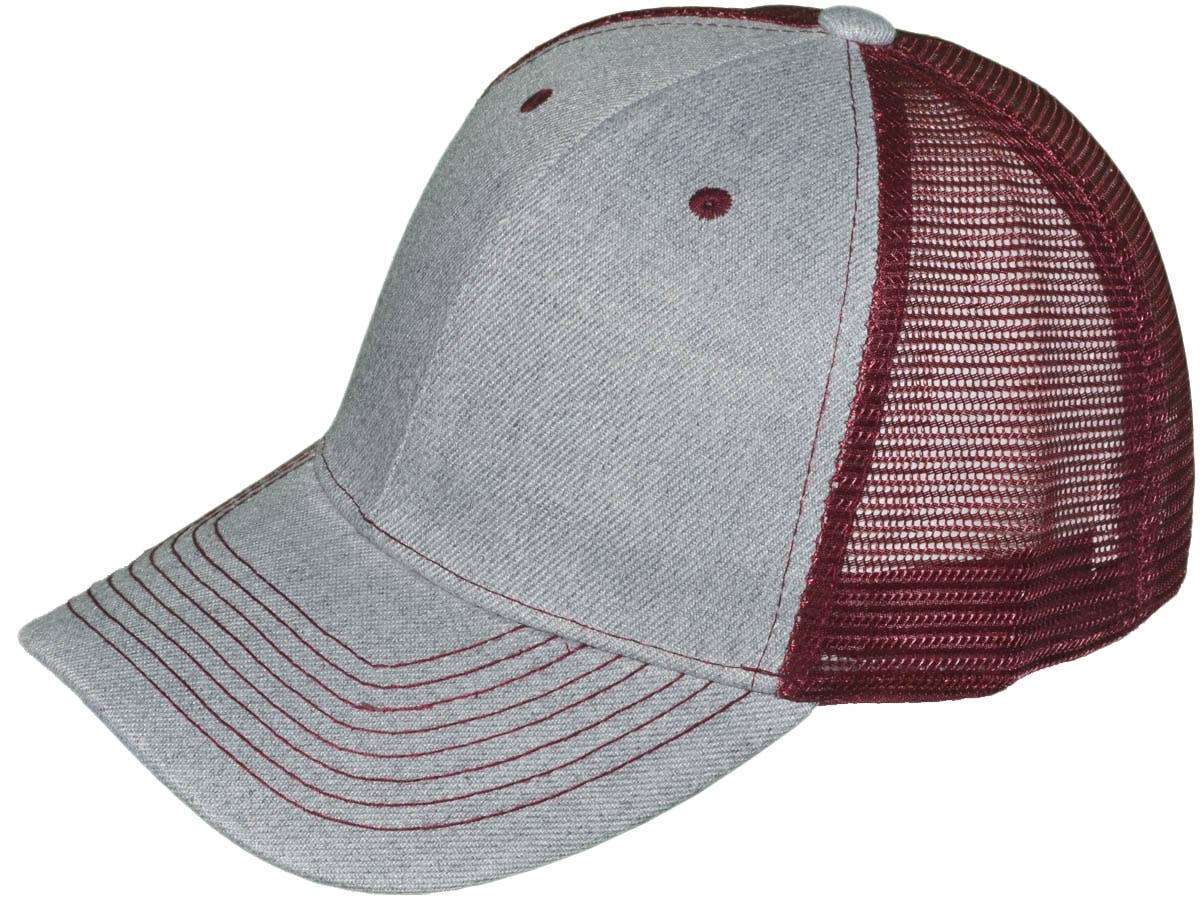 Buck Wholesale - Venta al por mayor Gorra trucker - Unisex - Gorras de camionero en blanco - Gorras BK de malla estructurada102