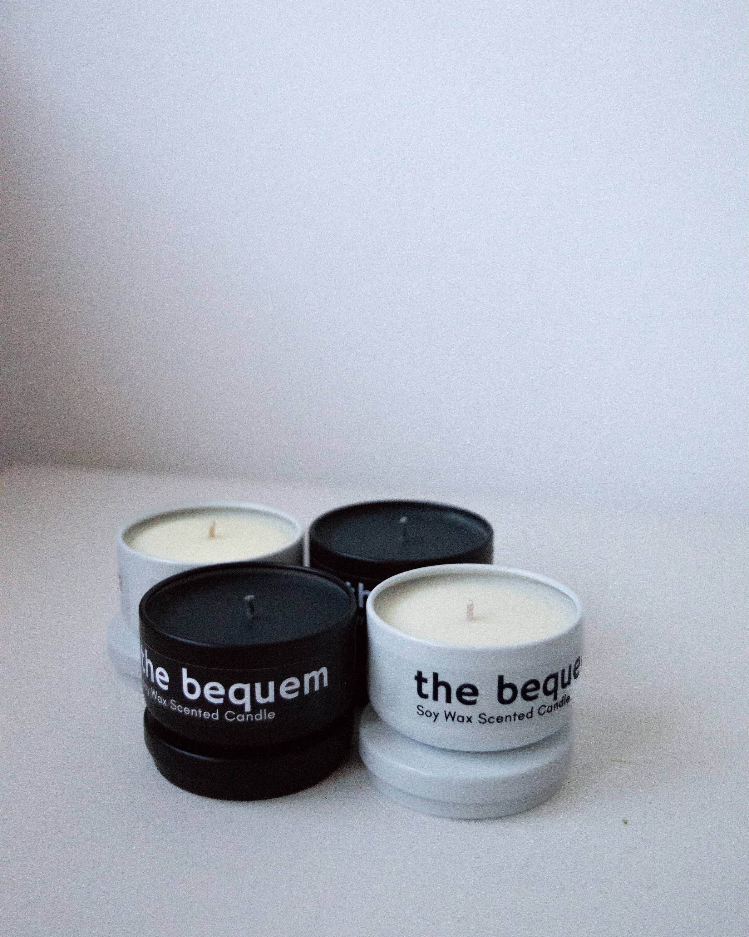 the bequem - Wholesale Travel Candles - SeaSalt & Lemon Travel Soy Wax Candle 2