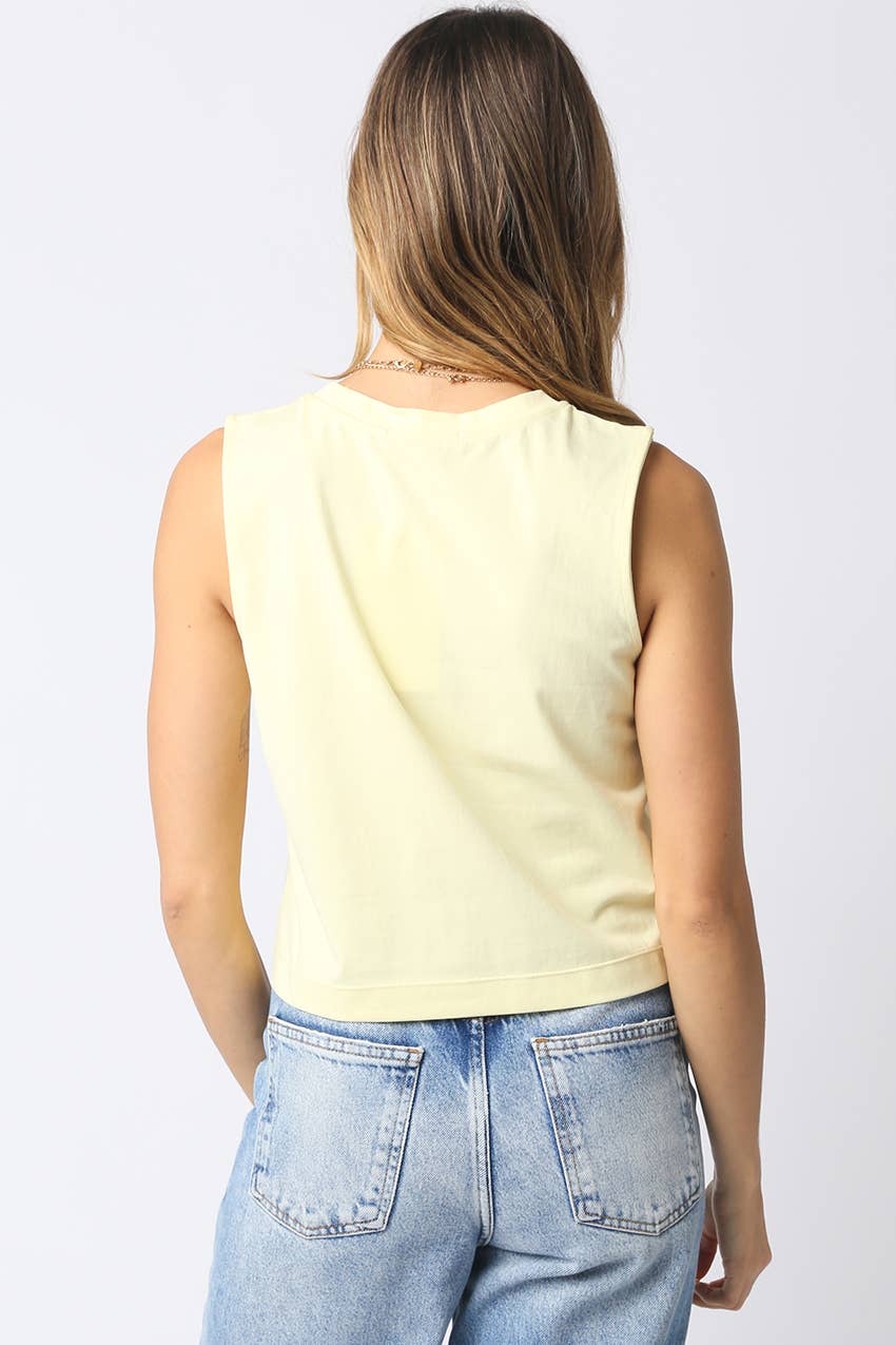 Olivaceous - Wholesale Knit Top - Women's - Lisa Sleeveless Rib Knit Top1
