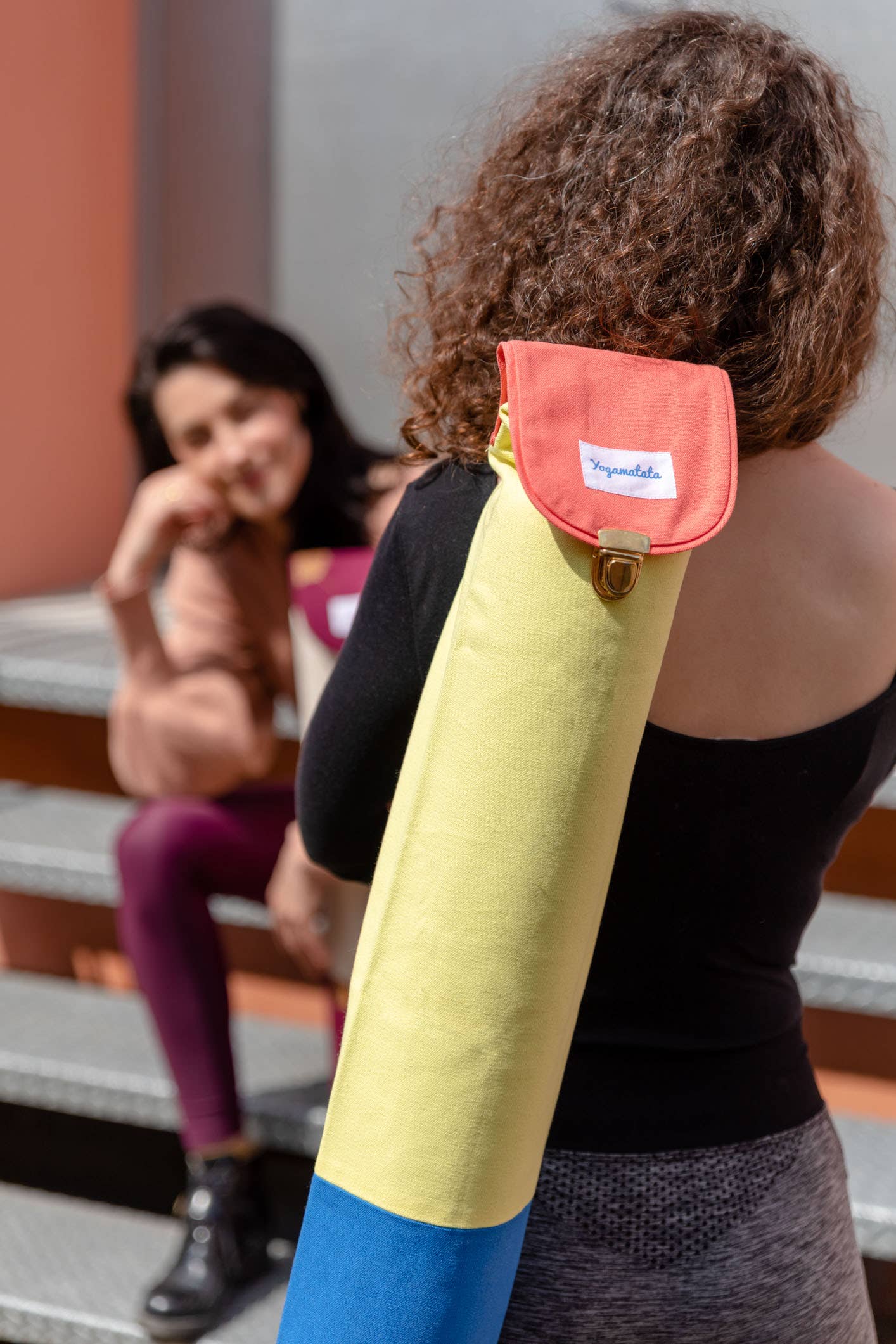 Yogamatata - Venta al por mayor Esterillas de yoga - Bolsa de transporte para esterilla de yoga orgánica «Pop»2