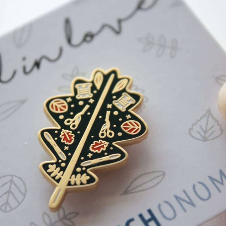 Stitchonomy - Wholesale Embroidery/Cross Stitch Supplies - Herfstblad Naald Bewaker4