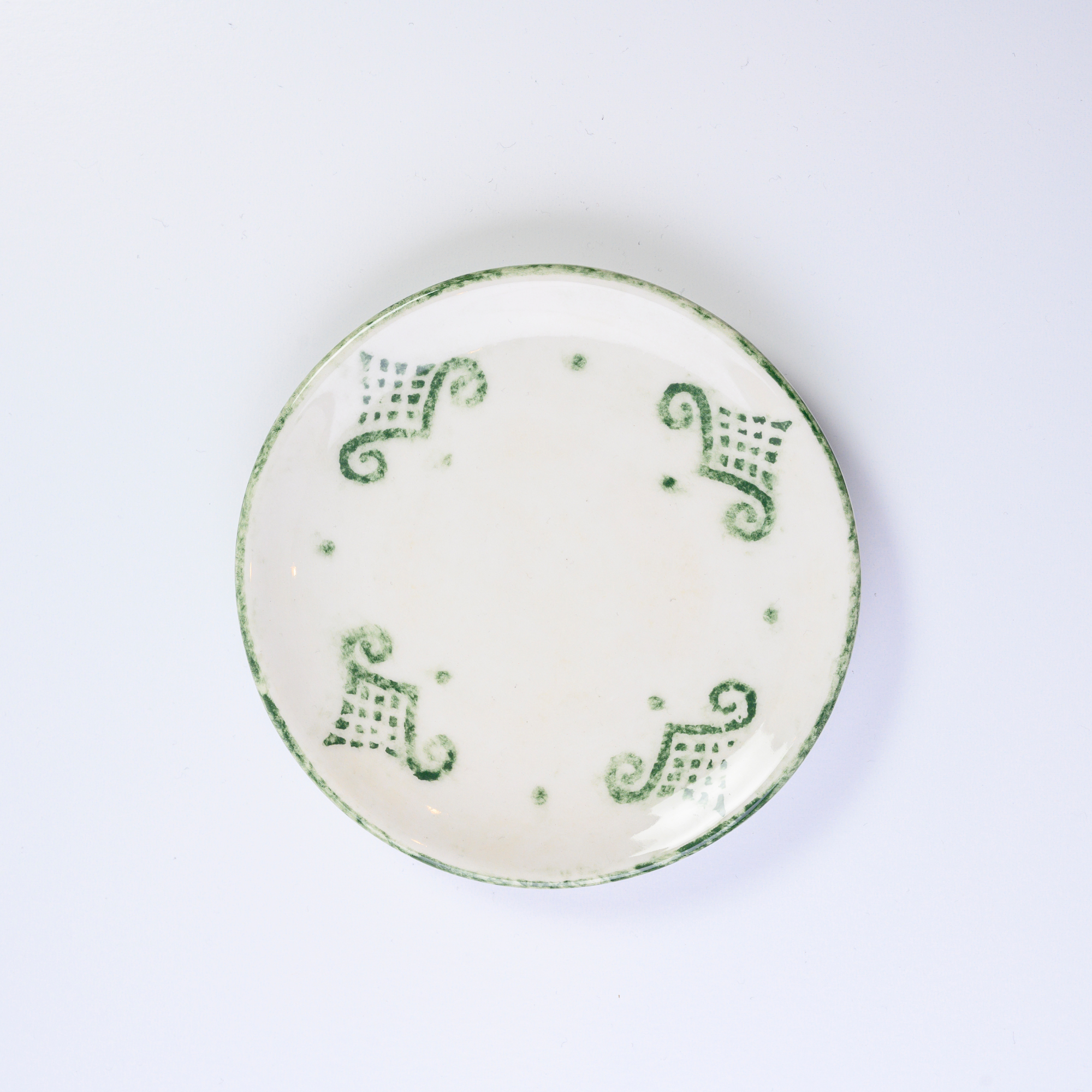 Burano Green Bread / Canapé Plate, Green - New for wholesale on Faire1
