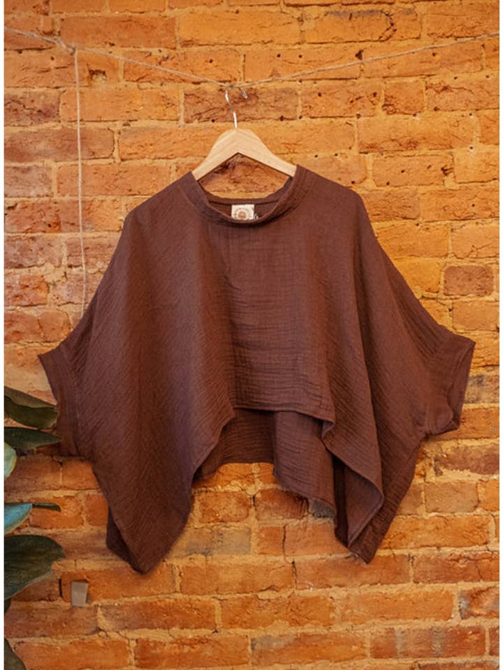 Gardenbelle Shop - Wholesale T-Shirt - Women's - Bohemian Bamboo Organic Cotton Tee Shirt, Flowy Comfy Top