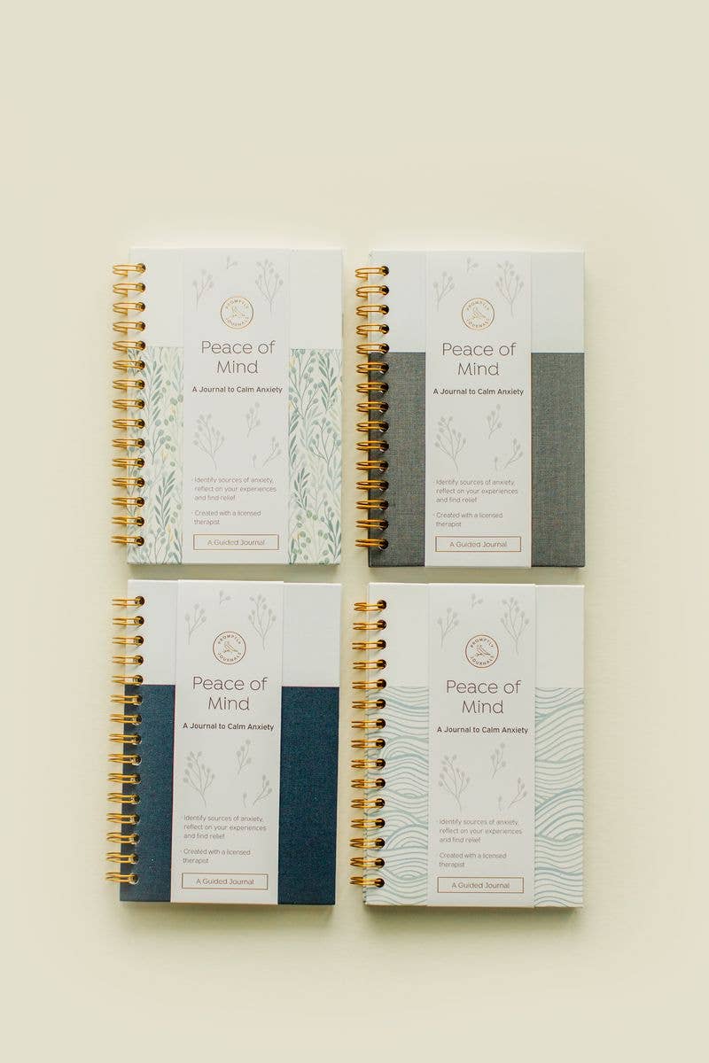 Promptly Journals – wholesale Journal och dagbok – Sinnesro: En tidskrift för att lugna ångest - Terapeut guidad5