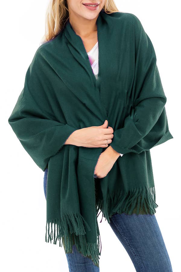 Cap Zone - Wholesale Sjaal - Dames - Oversized sjaal en omslagdoek van echt ongeverfde wol en sky cashmere27