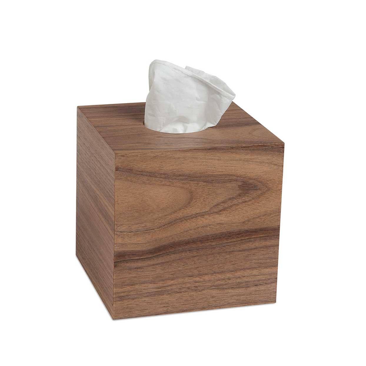 Andrea House - Wholesale Tissue Box - Walnut tissue box0