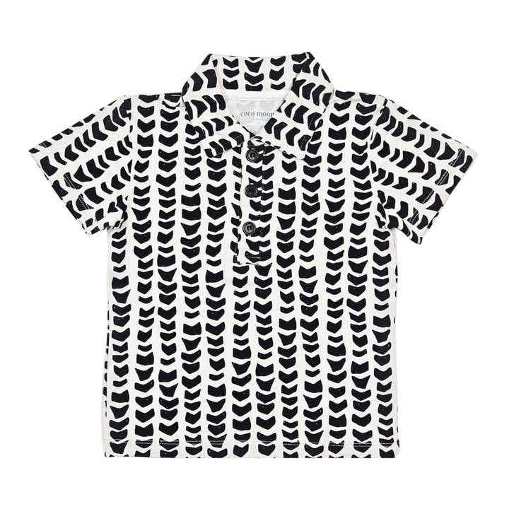 Shell-ish Bamboo Polo Shirt for wholesale by Coco Moon