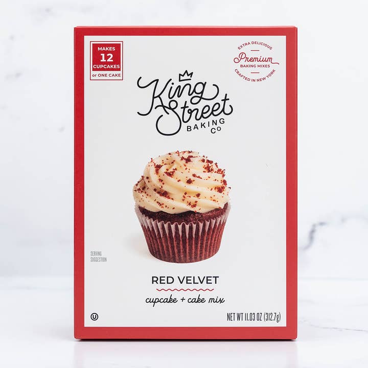 Premium Red Velvet Cupcake & Cake Baking Mix for wholesale by King Street Baking Co