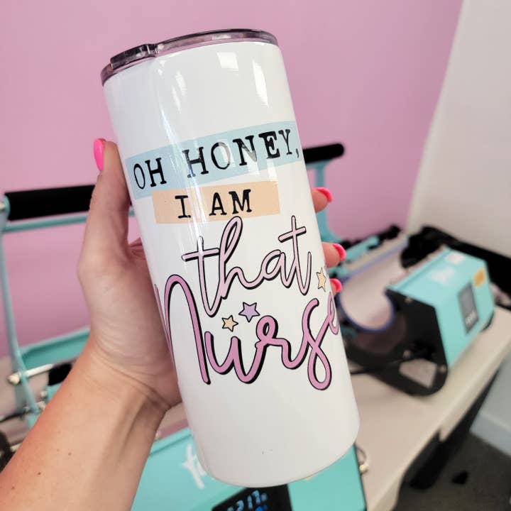 Funny Nurse Tumbler for wholesale by tcbco