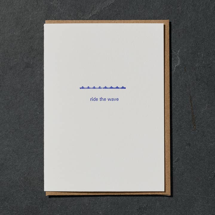 Cavalcare la carta Onda per la vendita all'ingrosso da parte di Etc. Letterpress