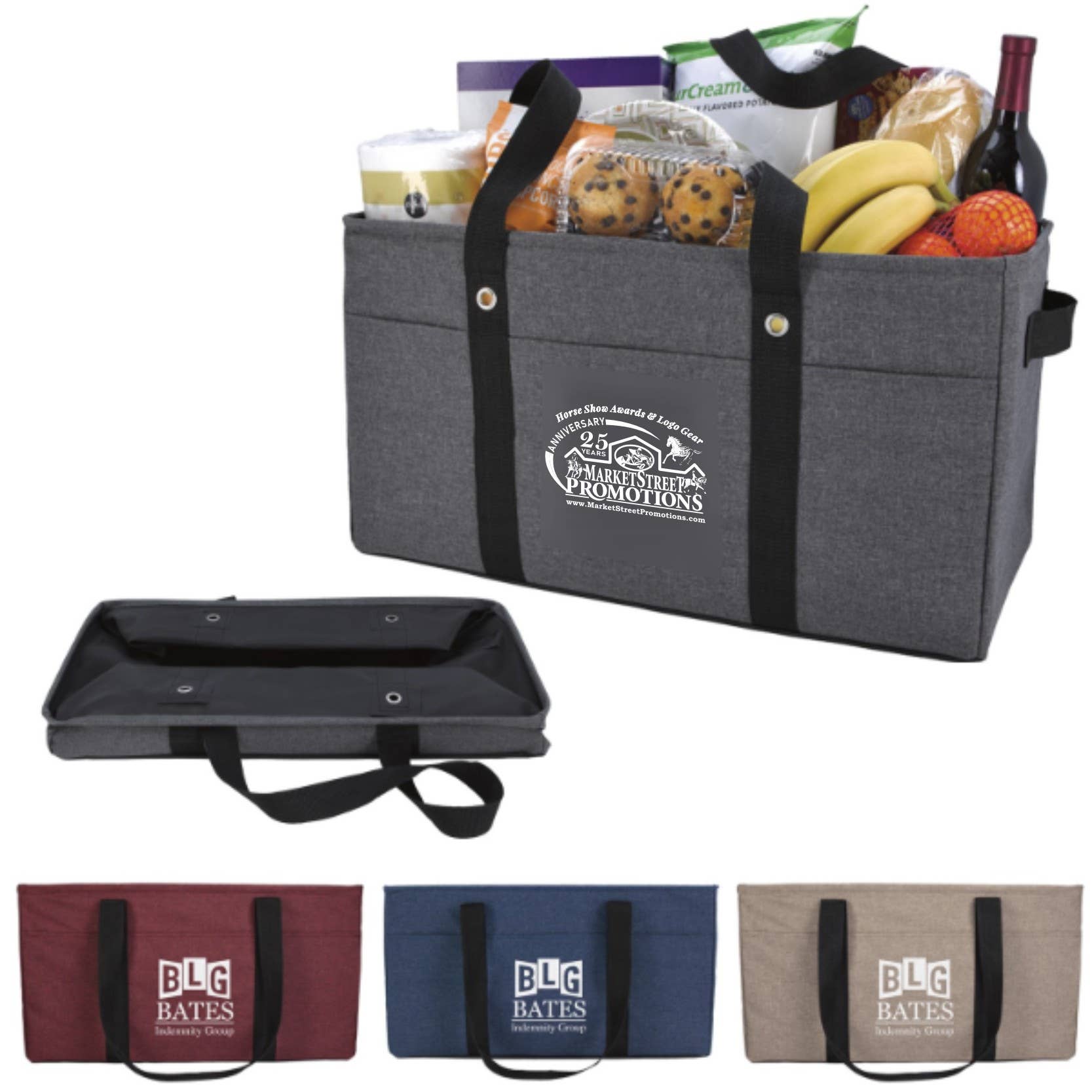 Market Street Promotions - Wholesale Tote Bag - Unisex - DualHue Utility Tote0