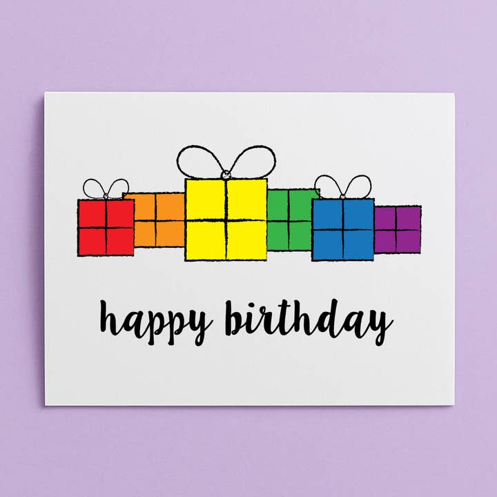 Cards by Renee - Wholesale Birthday Card - Happy Birthday Presents Card0