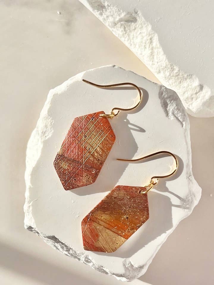 Laiton vieilli - Diamant pour la vente par ReynaBee Clay Co