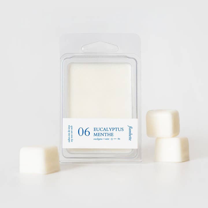 Wax melts - Eucalyptus + Mint for wholesale by Flambette