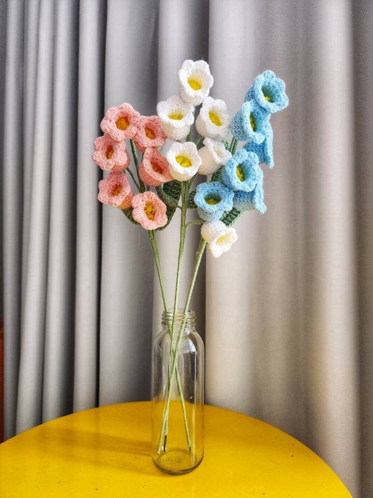 Quince Fables – wholesale Artificial flowers – Crochet Lily Of The Valley1