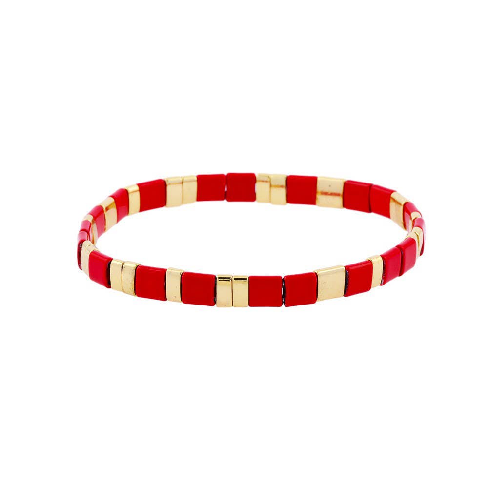 Mio Queena – Engroshandel Perlearmbånd – 5 mm TILA perle armbånd med elastik - BJ10