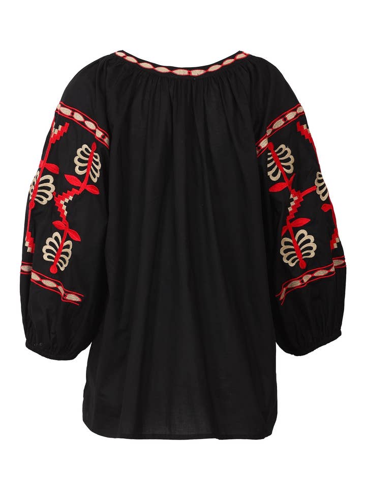 JEP Holland - Wholesale Blouse - Women's - Sylvie S Black Blouse PRE ORDER SS262