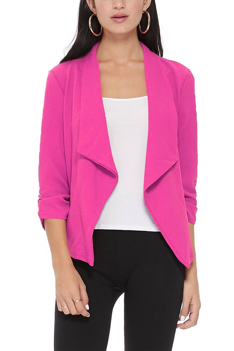 MOA COLLECTION - Vente Blazer – femme - Veste Blazer Décontractée pour Femme - Silhouette Ajustée10