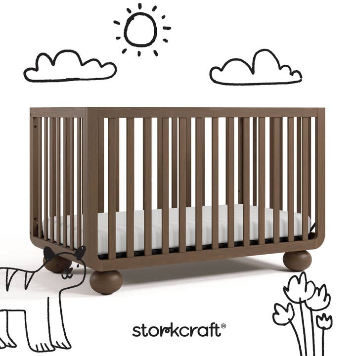 Storkcraft - Wholesale Bed - Kids & Baby - Storkcraft® Amalfi™ Deluxe 5-in-1 Convertible Crib with Bonus Toddler Guardrail68