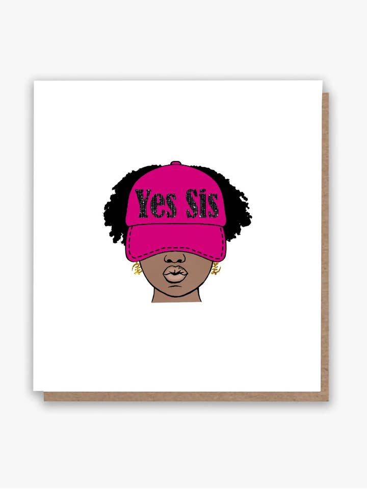 Yes Sis Card! (Lighter Skin Tone) for wholesale by All Shades