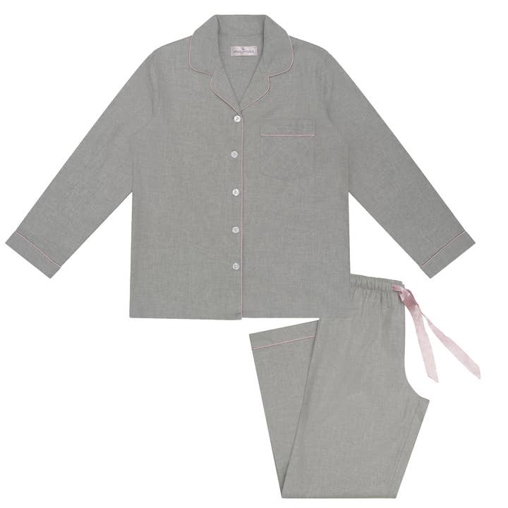 Magnolia Lounge - Wholesale Sleepwear set – Women's - Luna Marle Flannelette Cotton Pyjama Set3