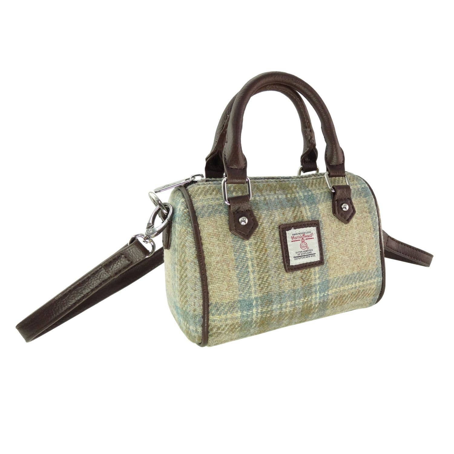 Glen Appin Of Scotland - Wholesale Top Handle Bag - Women's - LB1203 Harris Tweed 'Kilbride' Mini Bowling Bag22
