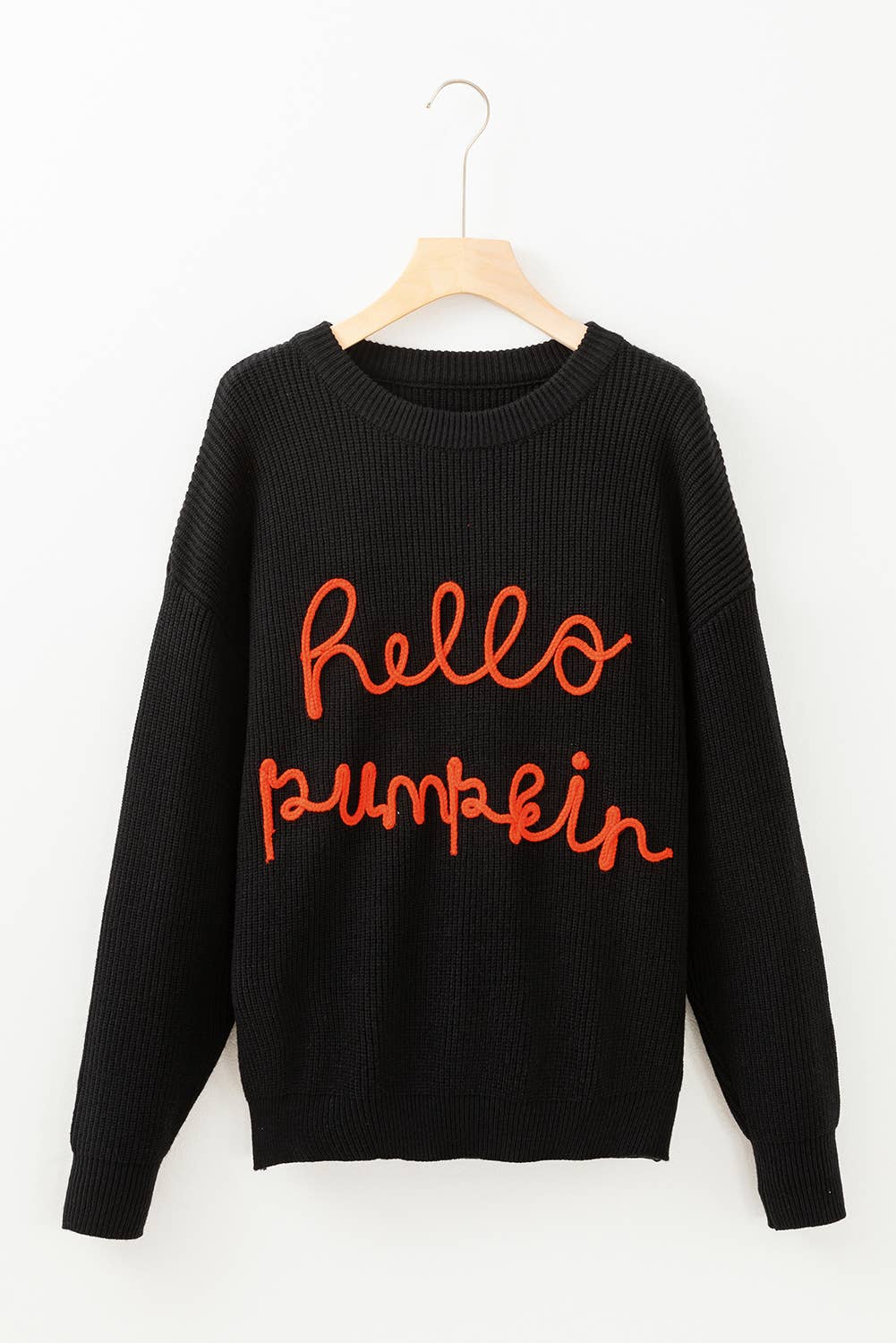 Babs + Birdie - Wholesale Knit Sweater - Women's - Hello Pumpkin Graphic Sweater10