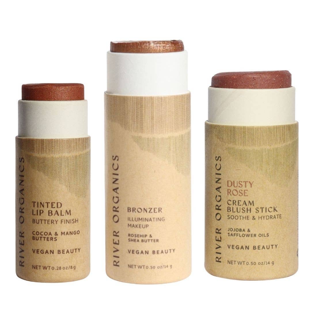 River Organics - Wholesale Lip Balm Set - Lip + Highlighter + Blush Set (Mix & Match)22