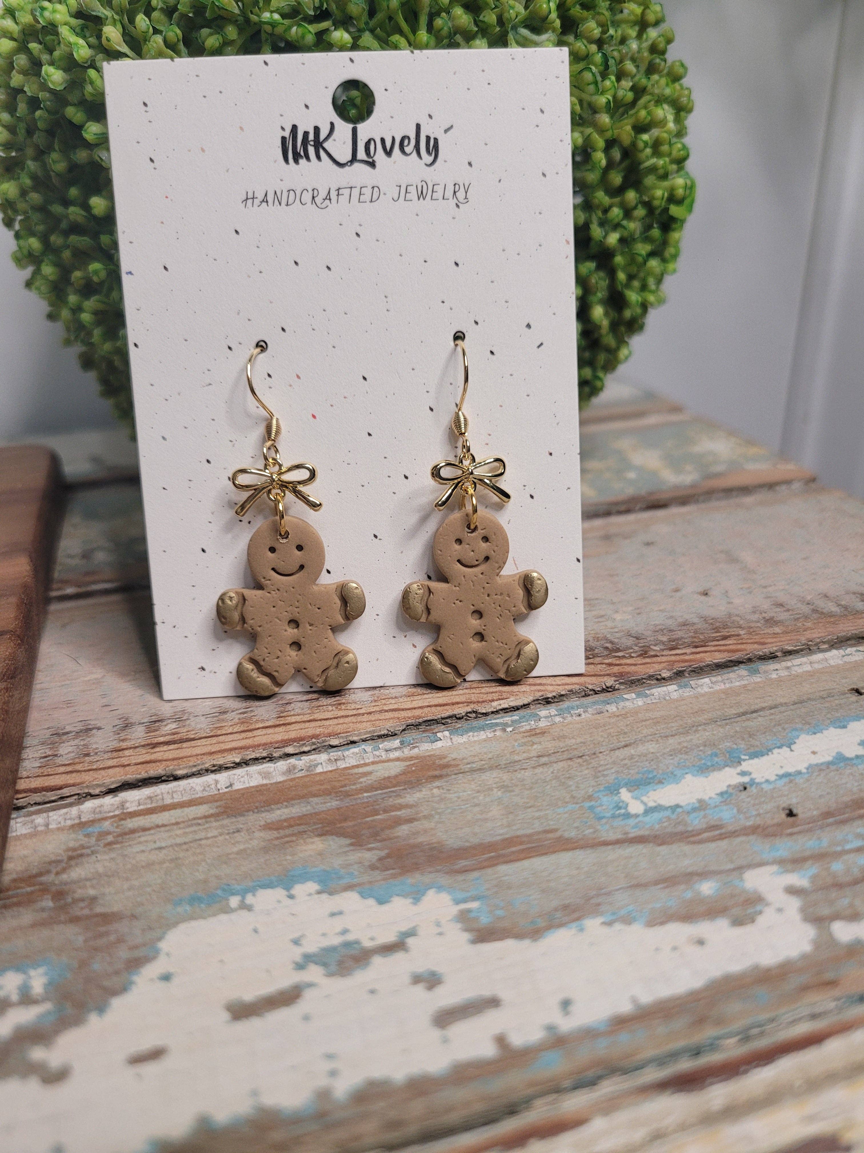 MK Lovely Boutique – Großhandel Ohrhänger – Lebkuchen baumelt1