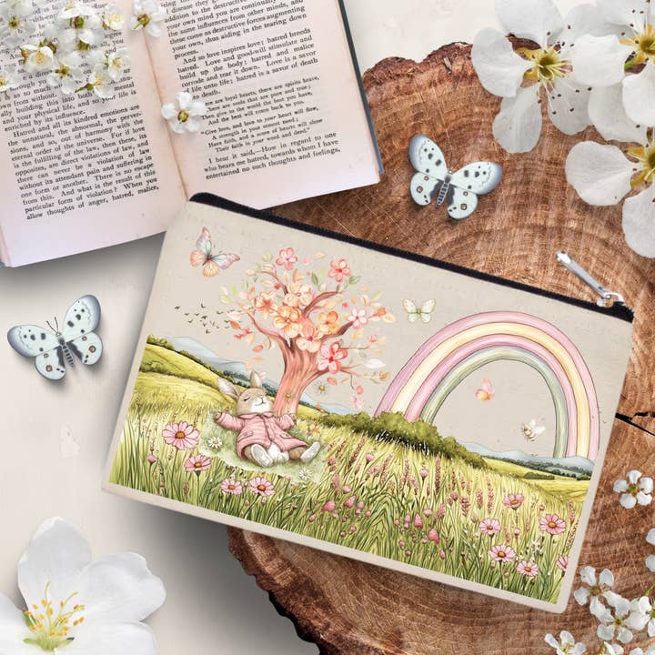 Trousse en coton Les rêves pastels pour la vente par Les Moonettes
