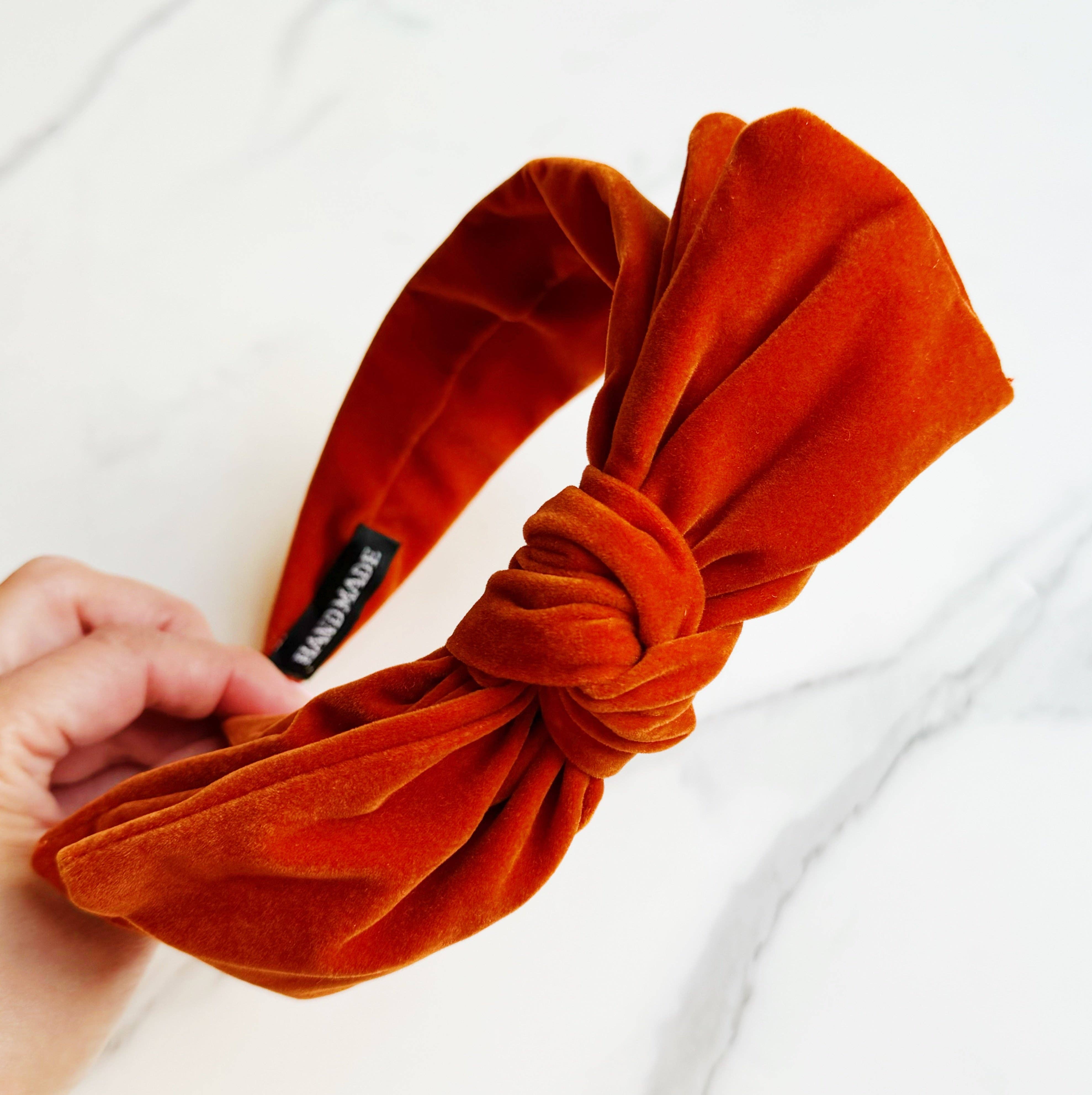 Ellison+Young - Wholesale Fashion Headband - Women's - Structured Velvet Bow Headband1