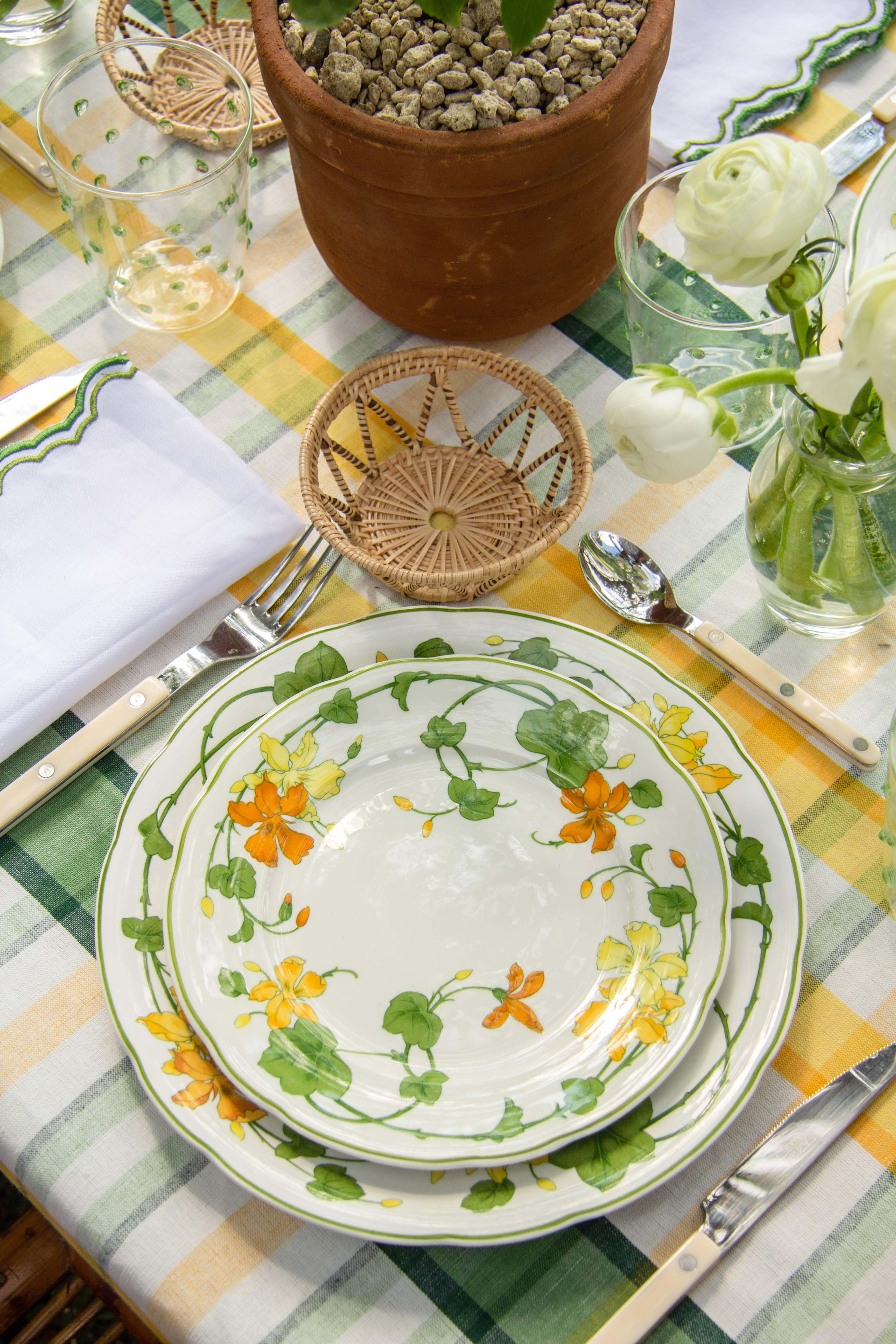 ESENCIAL HOGAR - Wholesale Tablecloth - Multicolor Plaid Rectangular Tablecloth3