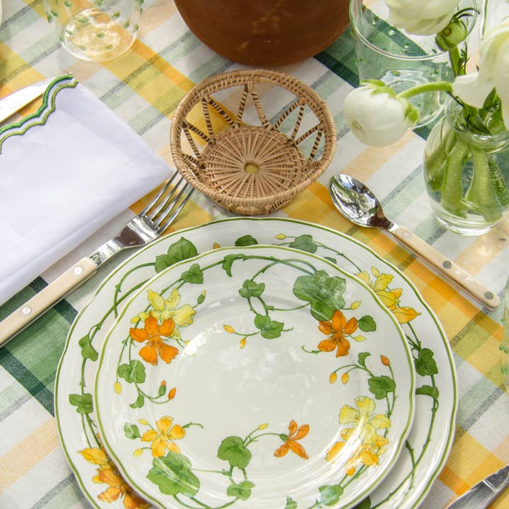 ESENCIAL HOGAR - Wholesale Tablecloth - Multicolor Plaid Rectangular Tablecloth3