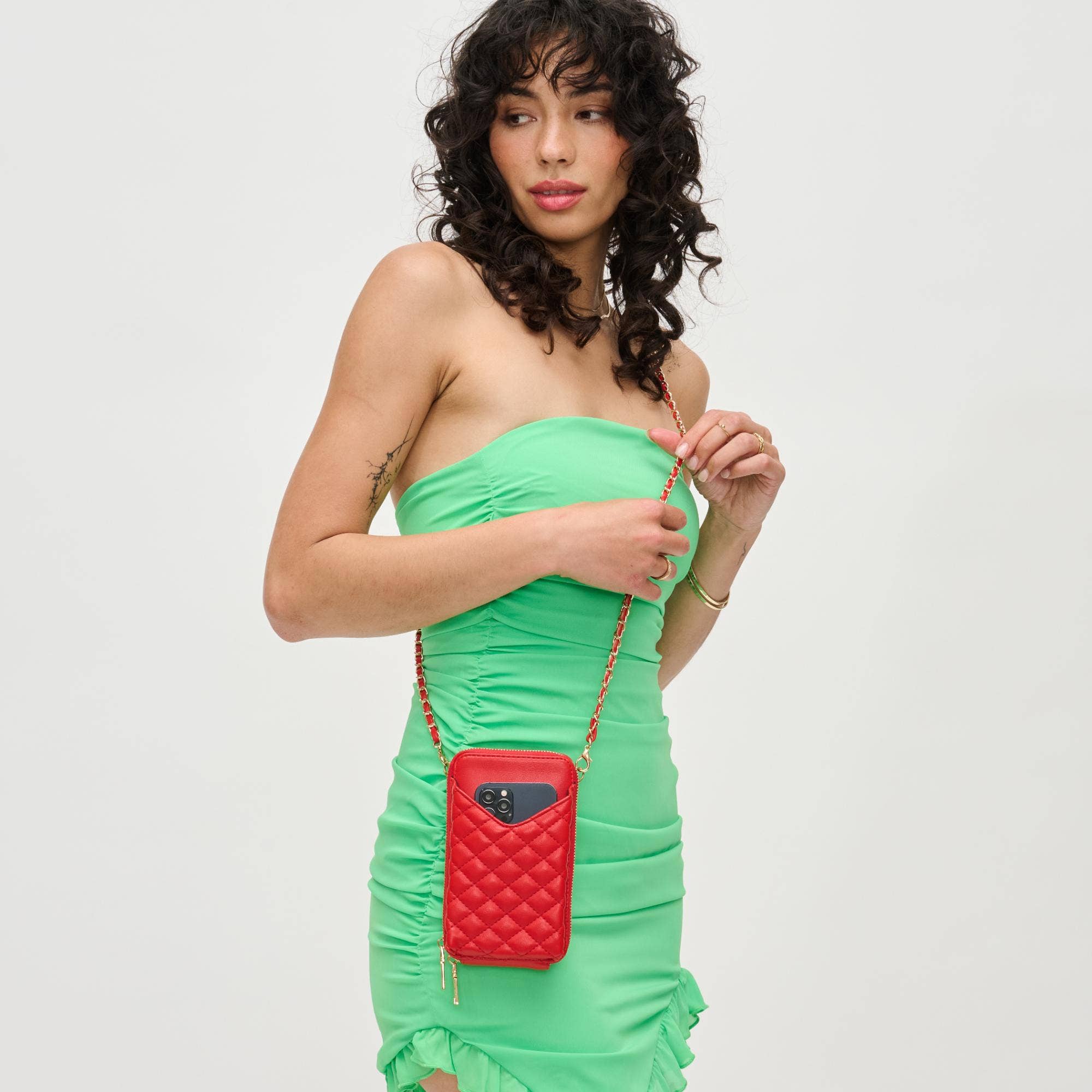 Urban Expressions – wholesale Axelväska - Dam – Bodie Quilted Mobiltelefon Crossbody7