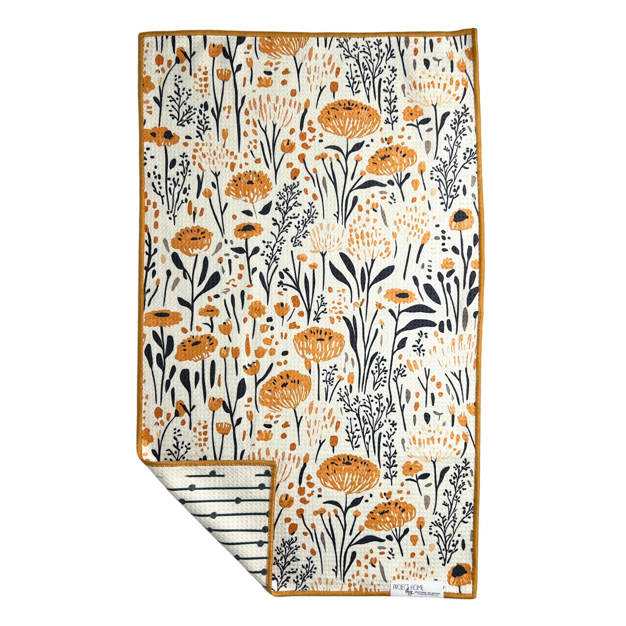 Project Home DIY / Towel Collective - Wholesale Tea Towel - Marigold Mania | Waffle Weave Microfiber Hand Towels – Kitchen & Bath5