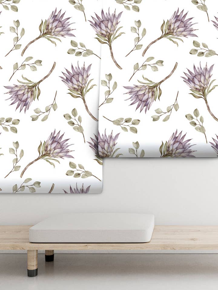 Fleur mauve pour la vente par PIPAPEL