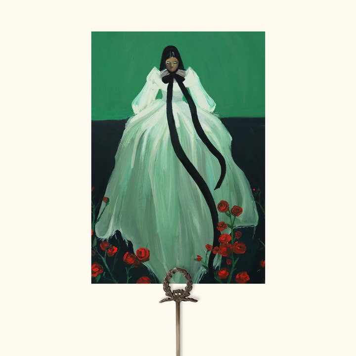 THE MANSION GIRLS - Wholesale Art Print - 'The Creeping Rose' art print by Janet Hill. Framing not req0