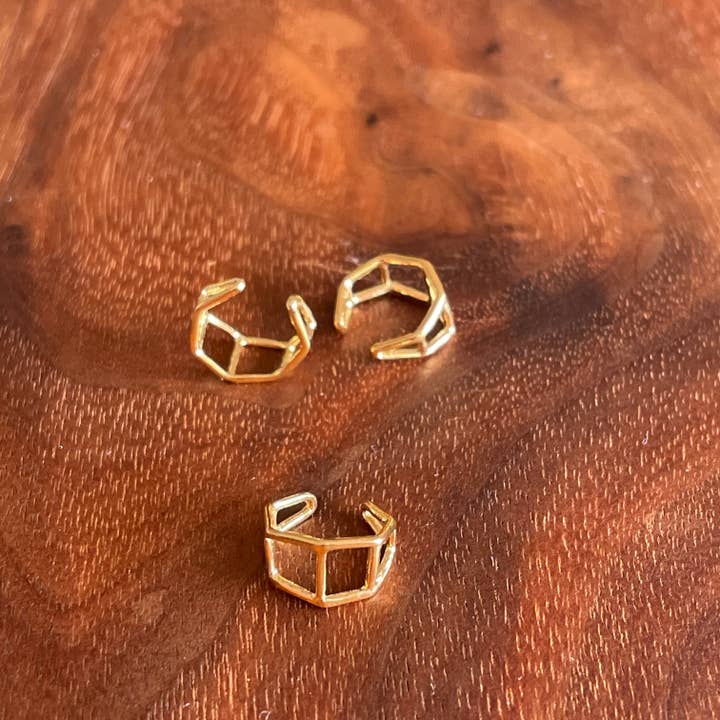 Punho auricular geométrico por atacado de Hahn Jewelry