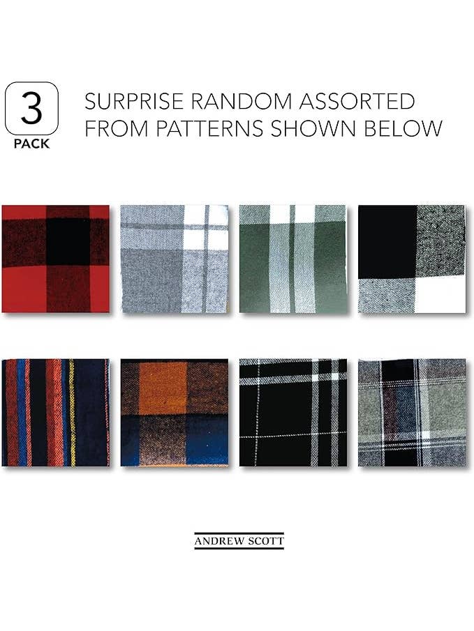 I-Wear Brands - Wholesale Button Down Shirt - Men's - 2, 3 Pack Men's Long Sleeve Button Down Cotton Flannel Shirt18