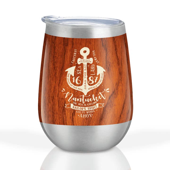 Vinho personalizável de aço inoxidável 10oz: o mar está chamando por atacado de Matrix