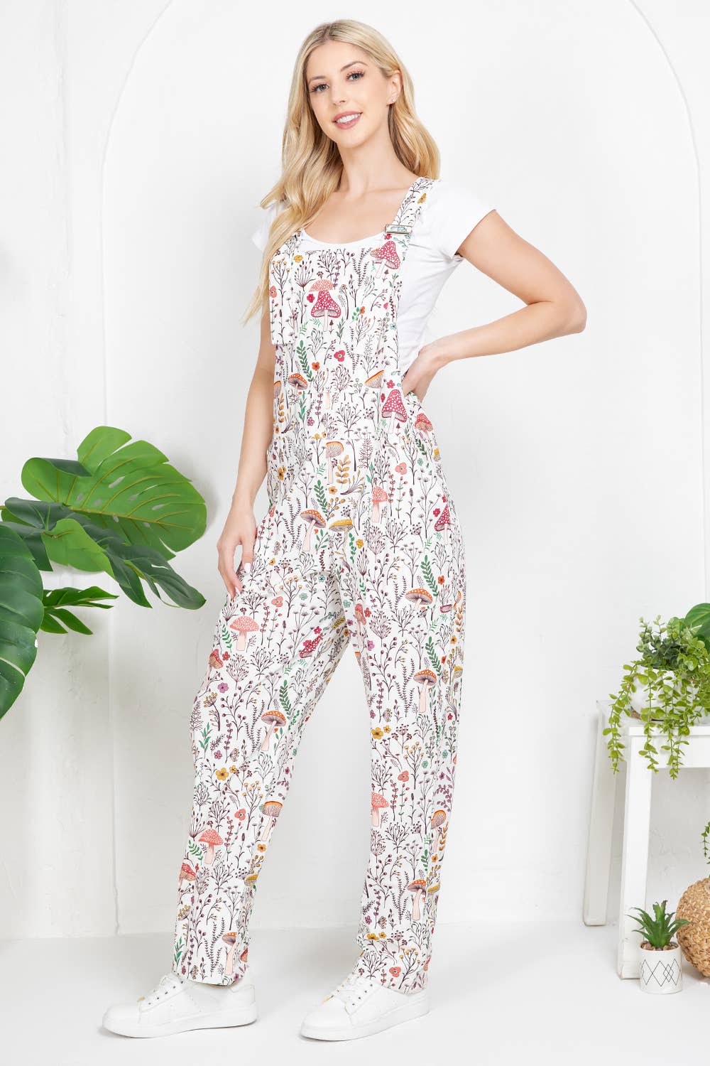 LA Soul – Großhandel Overall – Damen – Florales Pilz-Overall4