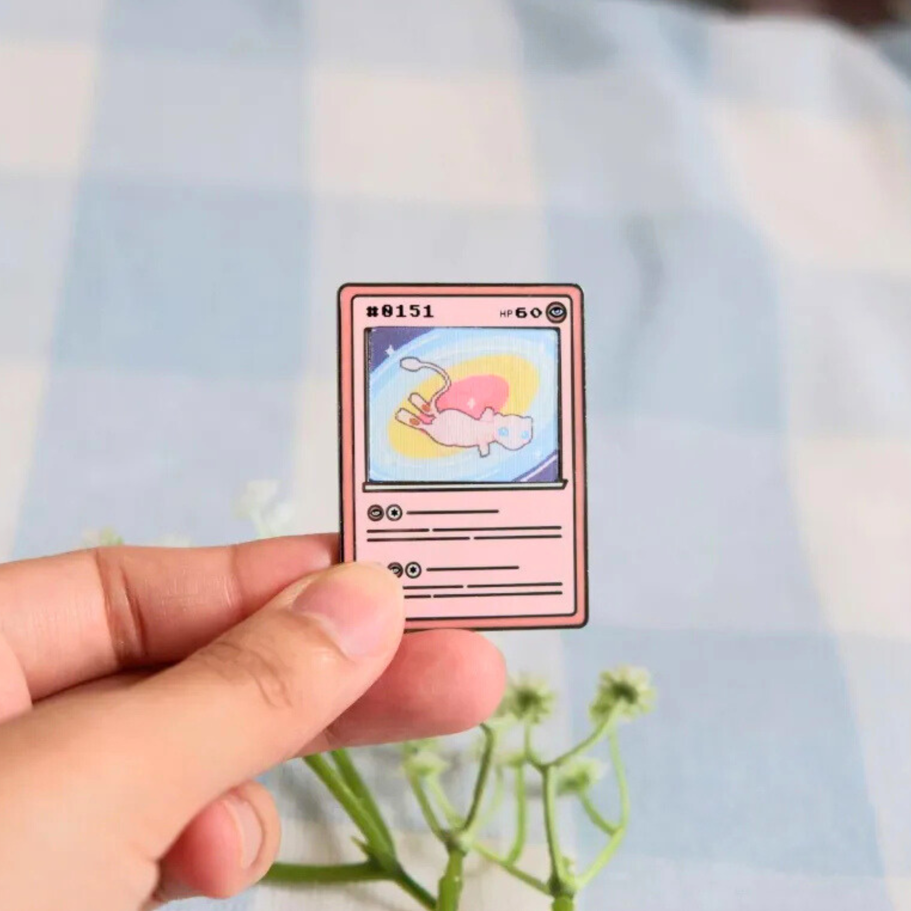 byUme Co. - Wholesale Lapel Pin/Button - Ditto Poke Card Lenticular Pin5