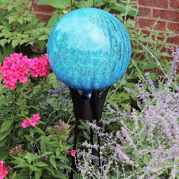 ACHLA Designs - Wholesale Outdoor Ornament/Decor - 12" Gazing Globe, Teal3