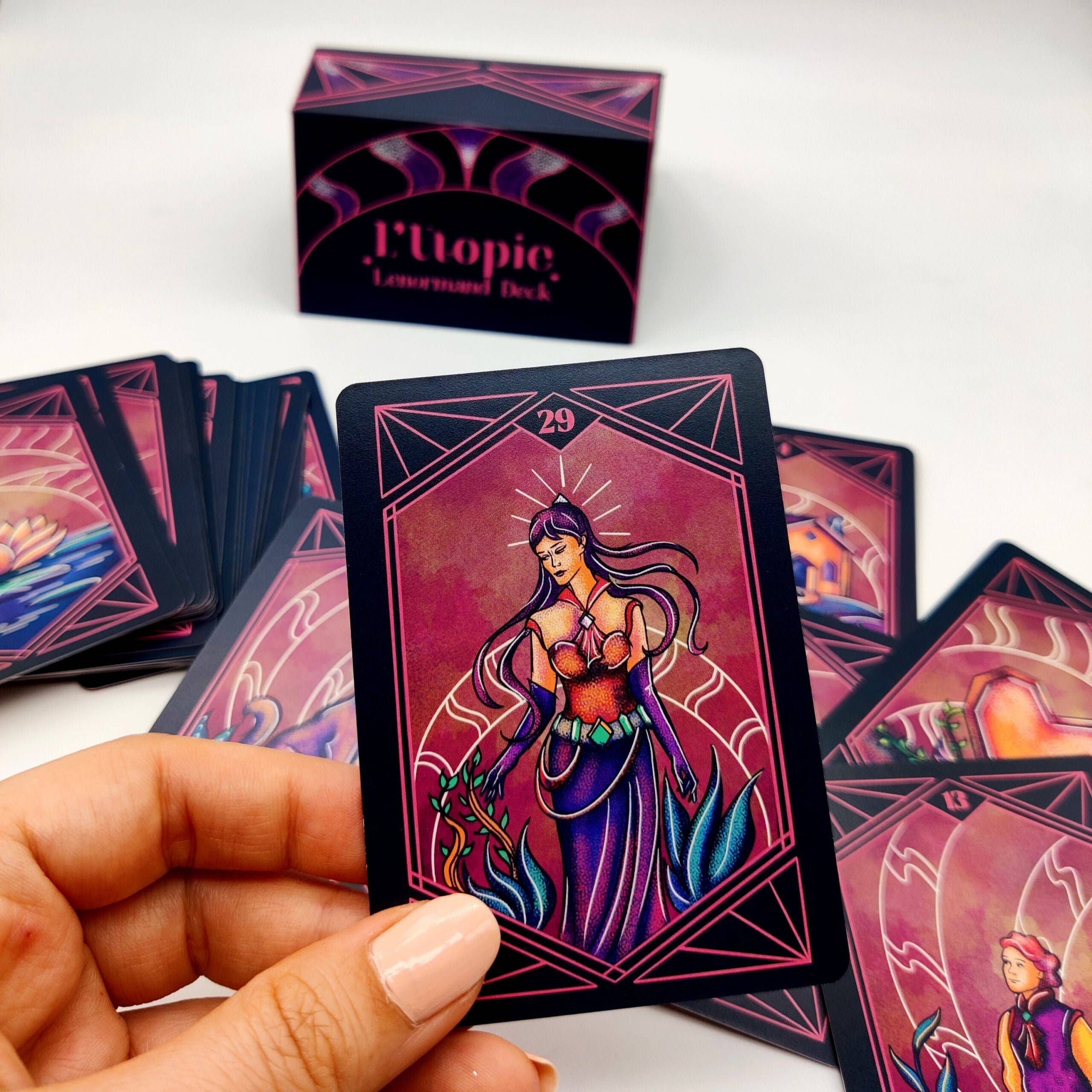 LA MUCI DESIGN - Wholesale Tarot Cards - L’utopie Lenormand Deck – 36-Card Mystical Divination Set8