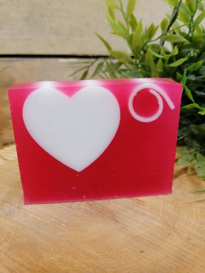 Parma Violet Handmade Soap Slice for wholesale by The Soap Shack