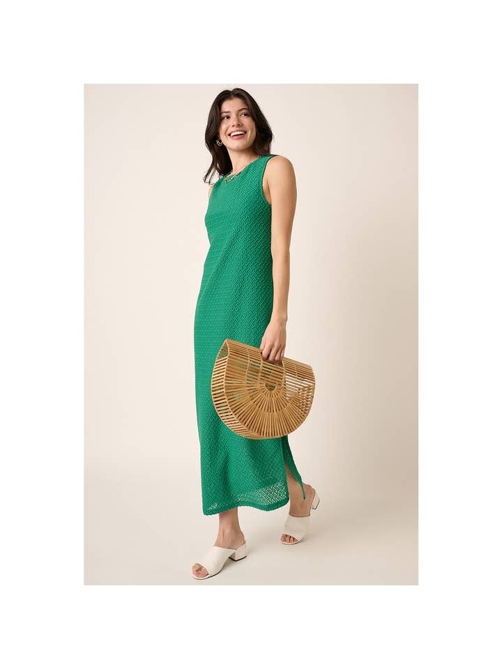 mittoshop - Wholesale Dress - Women's - ZIG ZAG TEXTURE KNIT SLEEVELESS MAXI DRESS5